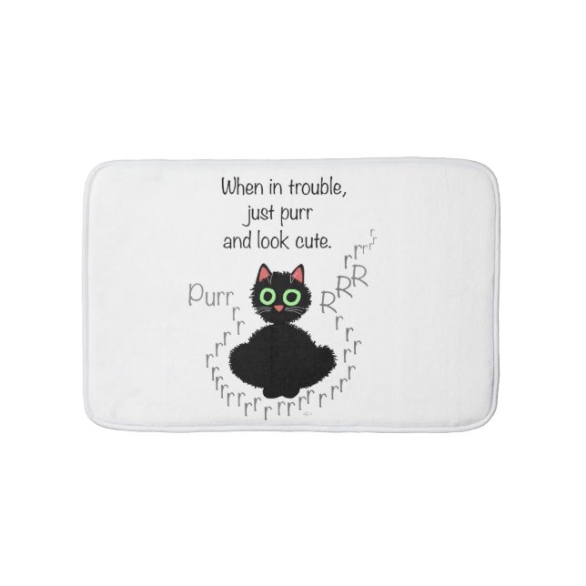 When in Trouble Bath Mat (Front)