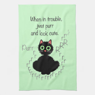 When in Trouble Tea Towel