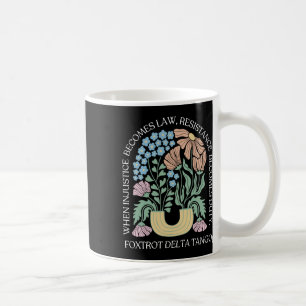 When Injustice Becomes Law Resistance Becomes Duty Coffee Mug