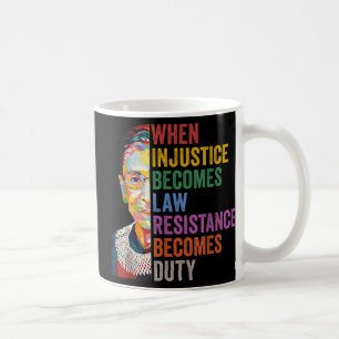 When Injustice Becomes Law Resistance Becomes Duty Coffee Mug