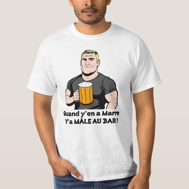 WHEN IT'S TIRED, THERE'S A BAR! (alcohol) T-Shirt (Front)