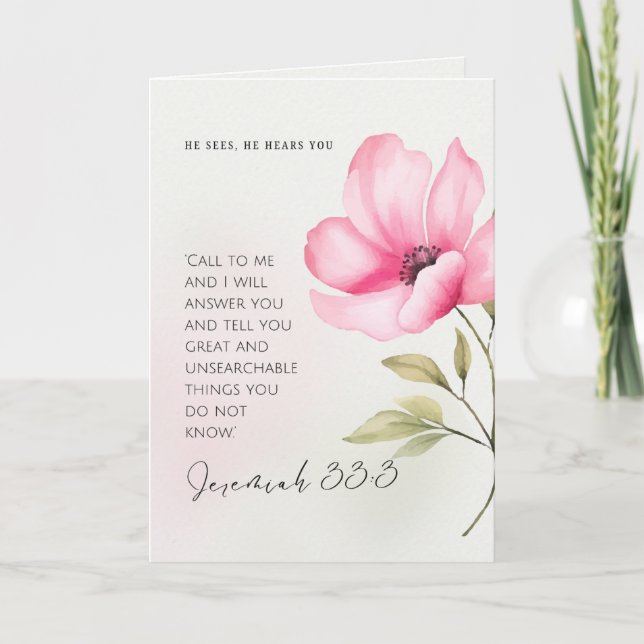 When life feels overwhelming- encouragement card (Front)