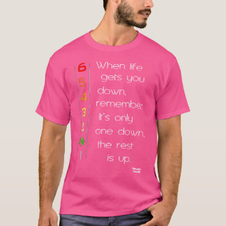When Life Gets You Down Motorcycle Motorbike Gears T-Shirt