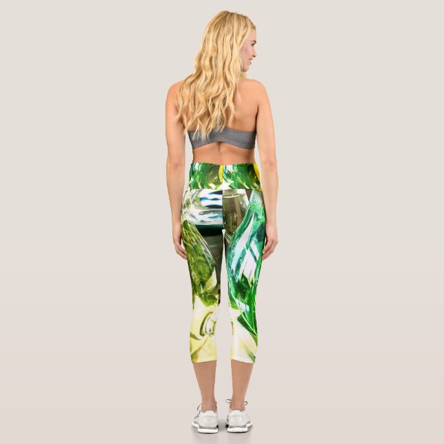 When life gives you lemons  capri leggings (Back)