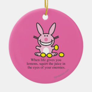 When Life Gives You Lemons Ceramic Tree Decoration