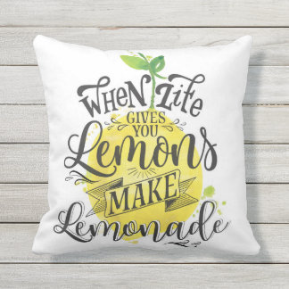 " When Life Gives You Lemons" Double-sided Pillow