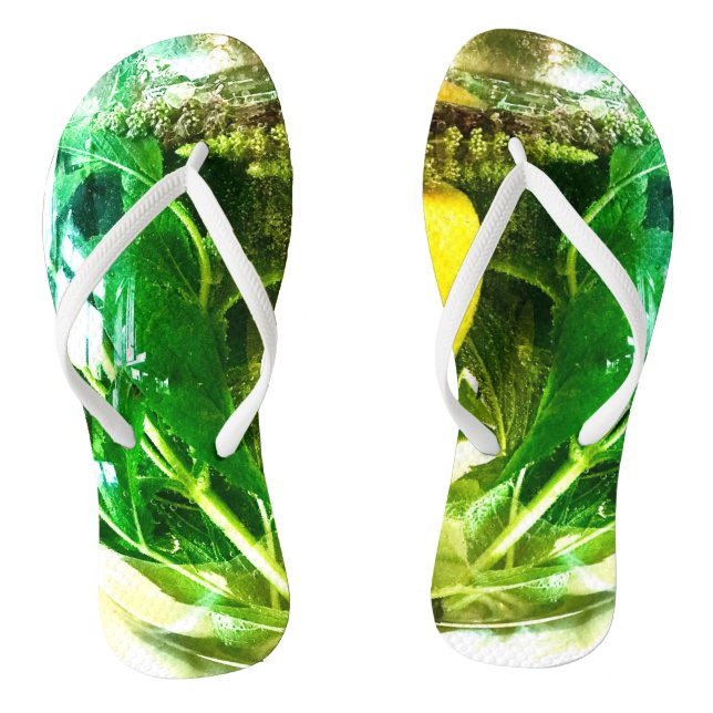 When life gives you lemons  flip flops (Footbed)