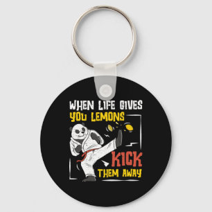 When Life Gives You Lemons Kick Them Away A Shotok Key Ring