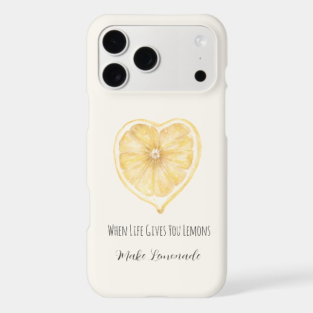 When Life Gives You Lemons Make Lemonade Heart (Back)
