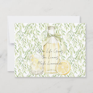 When Life Gives You Lemons Make Lemonade Postcard