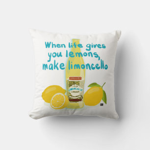 When Life Gives You Lemons - Make Limoncello Cushion
