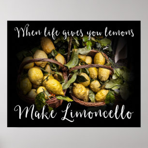 When Life Gives You Lemons Make Limoncello Poster