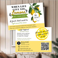 When Life Gives You Lemons Sell Your Home Real
