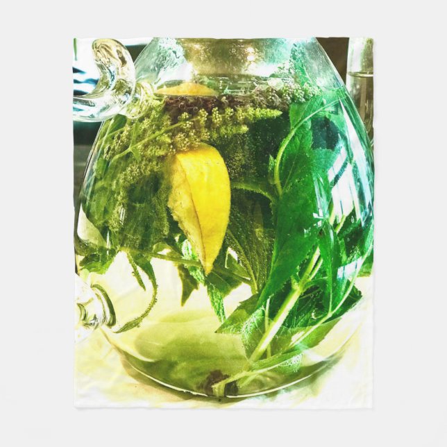 When life gives you lemons socks fleece blanket (Front)