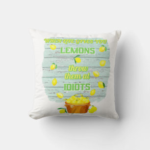 When life gives you lemons, Throw Cushion