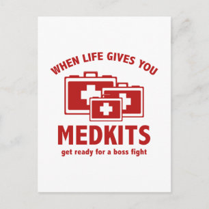 When Life Gives You Medkits Postcard