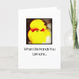 When Life Hands You Lemons Card