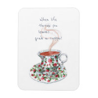 When life throws you lemons . . . Tea slogan