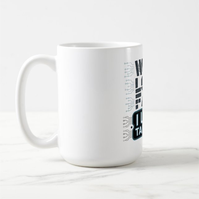 When Logic Fails – I Let AI Take Over Design Coffee Mug (Left)
