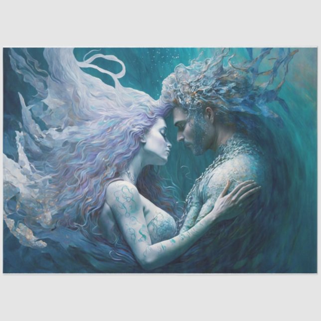 When Love Calls Tissue Paper (Front)