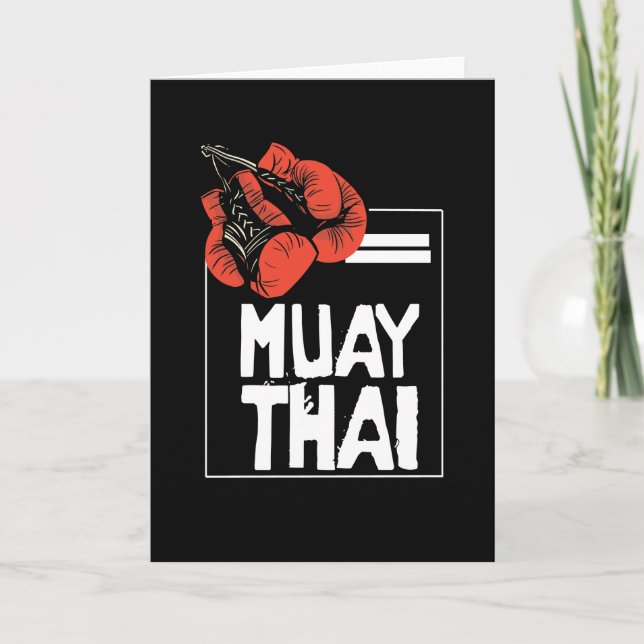 When Muay Thai Is Your Life Card (Front)