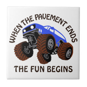 When Pavement Ends Tile