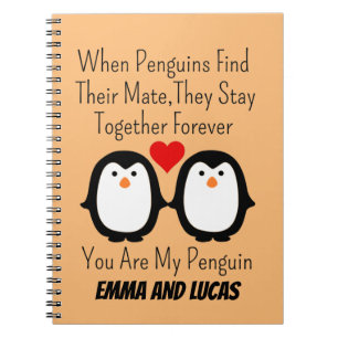 when penguins find their mate they stay together  notebook