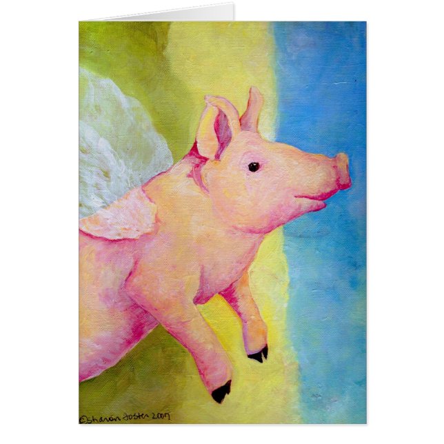 When Pigs Fly Card (Front)