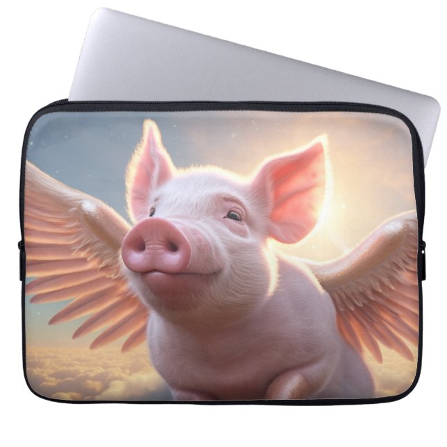 When Pigs Fly Laptop Sleeve (Front)
