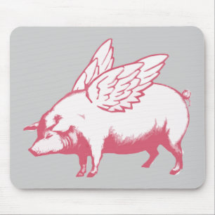 When Pigs Fly Mouse Mat