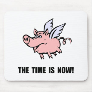 When Pigs Fly Mouse Mat