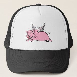 when pigs fly trucker hat