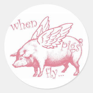 When Pigs Fly, Whimsical Stickers