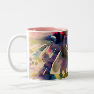 when plants were wild Two-Tone coffee mug