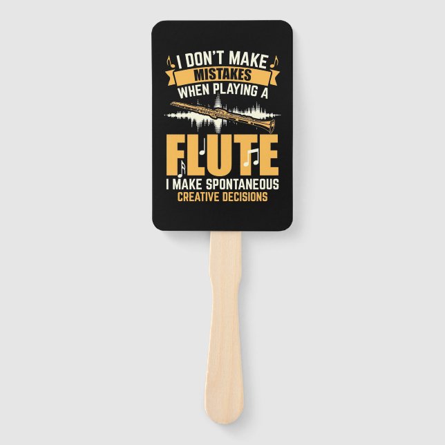 When Playing A Flute I Make Spontaneous Hand Fan (Front)