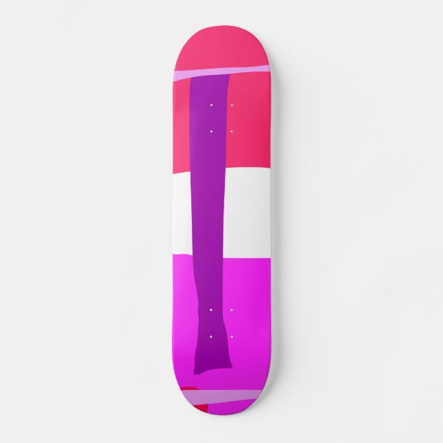 When Rabbit Clock Walls Knowingly Whisper Skateboard (Front)