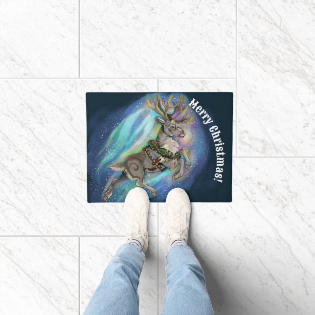 When Reindeer Fly Doormat (Indoor)