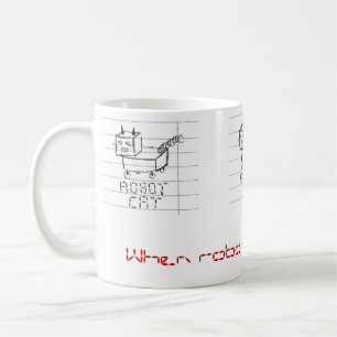 When robot cats attack coffee mug