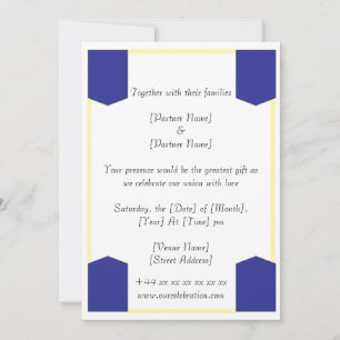 When romance meets luxury : an eternal love story invitation