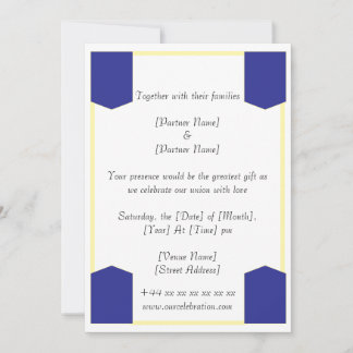 When romance meets luxury : an eternal love story invitation