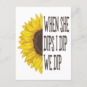 When She Dips I dip We Dip, Mummy And Me Postcard