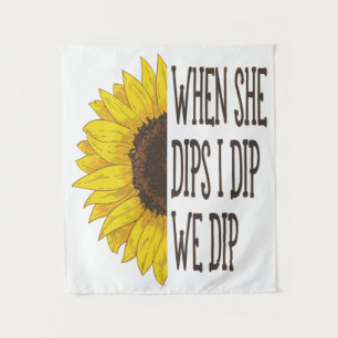 When She Dips I dip We Dip, Mummy And Me Tapestry
