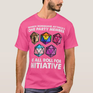 When Someone Attacks One Party Member We Roll For T-Shirt