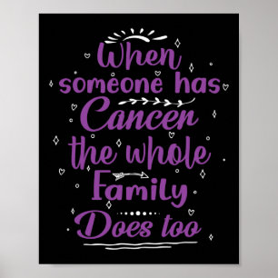 When Someone Has Cancer The Whole Family Does Too  Poster