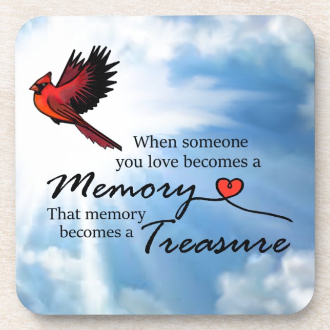 When someone you love, Cardinal Coaster (Front)