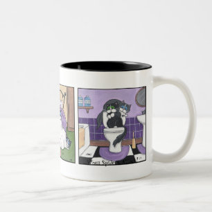 When Spiders Attack - Cat Mug