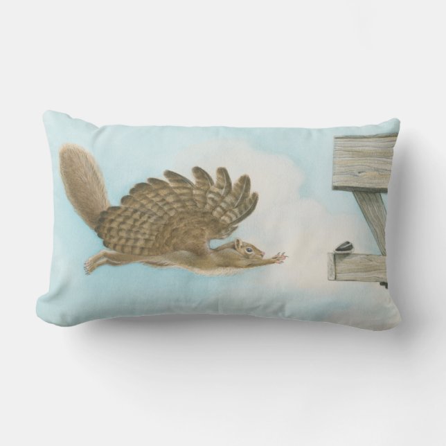 When Squirrels Dream Lumbar Cushion (Front)