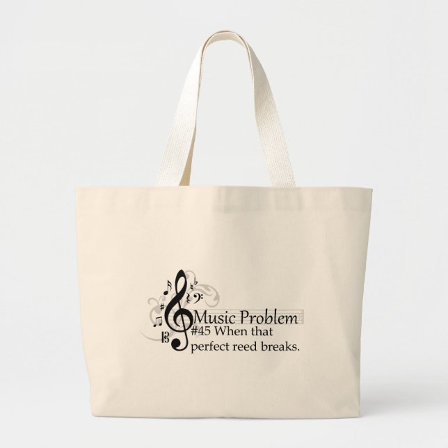 When that perfect reed breaks. large tote bag (Front)