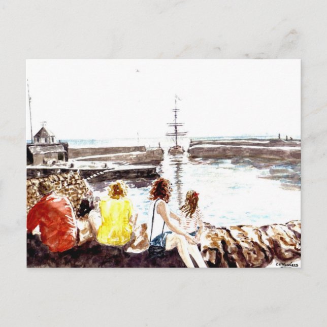 'When the Boat Comes In' Postcard (Front)