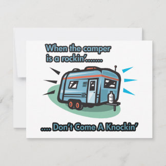 When the camper is a rockin'